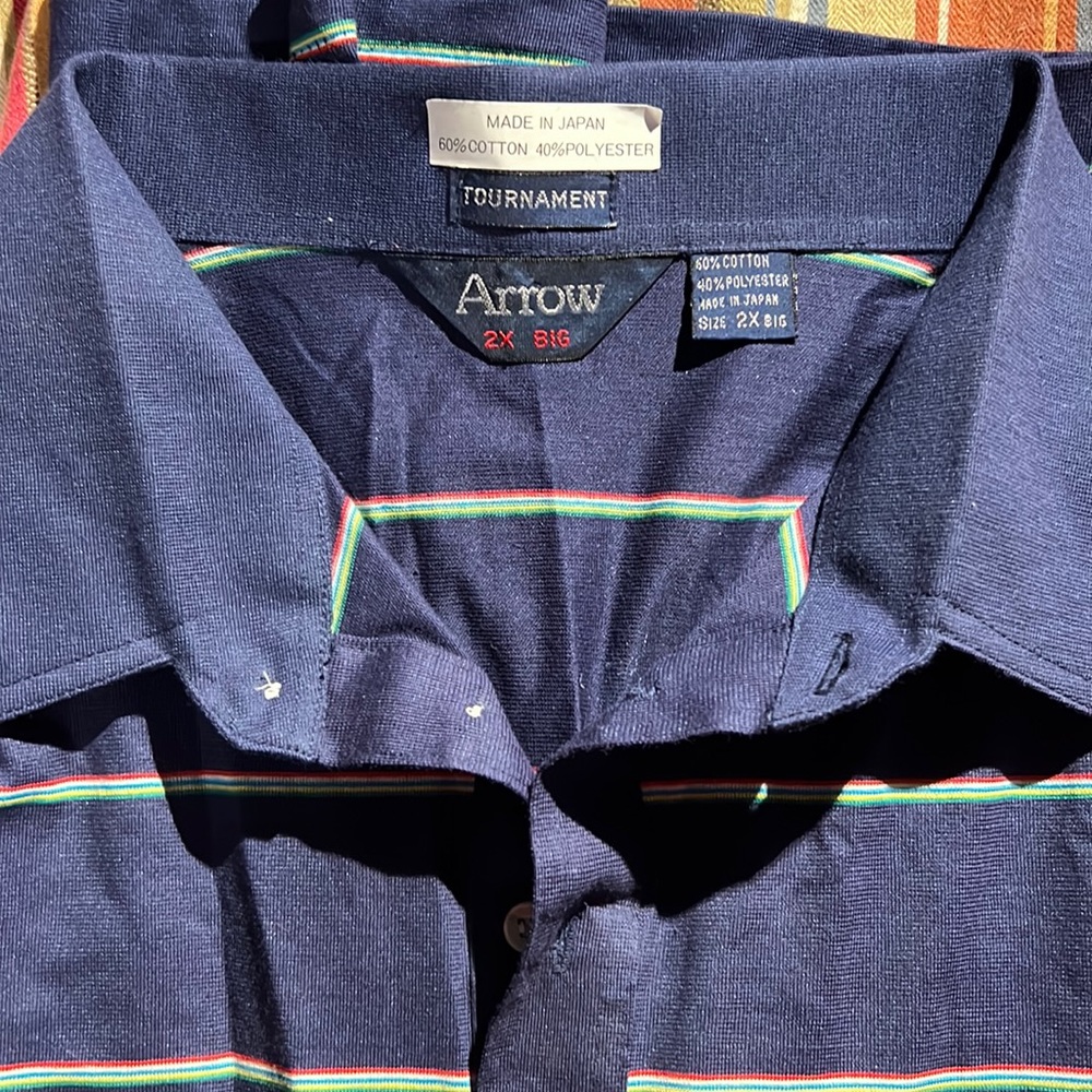 Arrow Polo Shirt. Size 2x. Cotton polyester 60/40.
